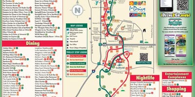 Карта Орландо Интернешнл драйв