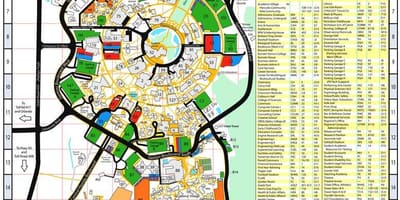 Карта университета центральной Флориды